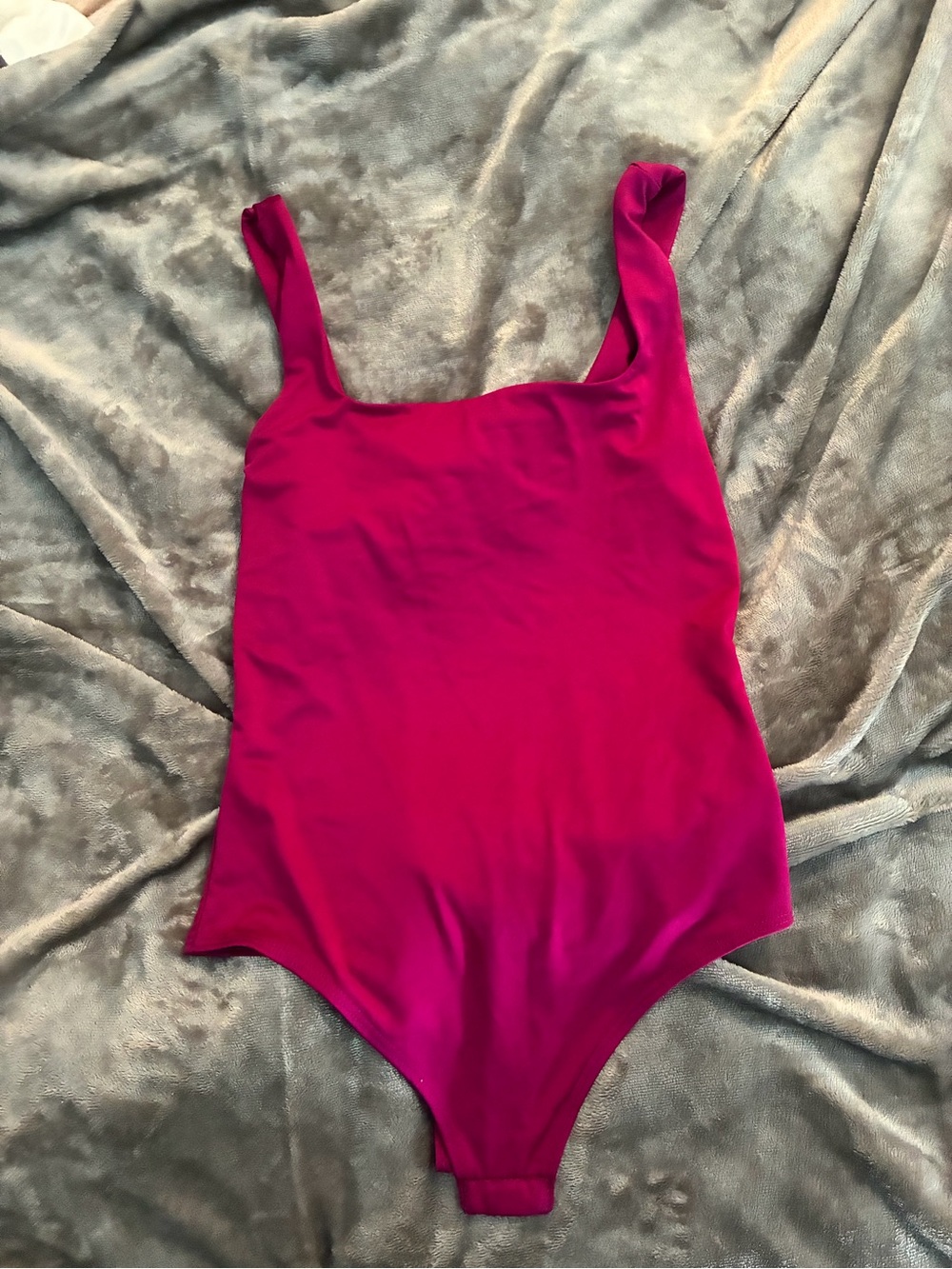 T.J.Maxx Magenta Scoop-Neck Bodysuit
